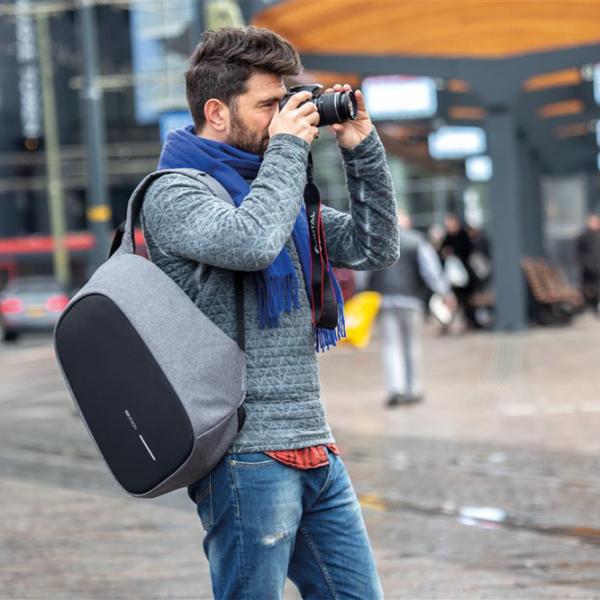 Рюкзак XD-Design Bobby Pro anti-theft 15.6"/ Черный Серый/ 16 л photo 12