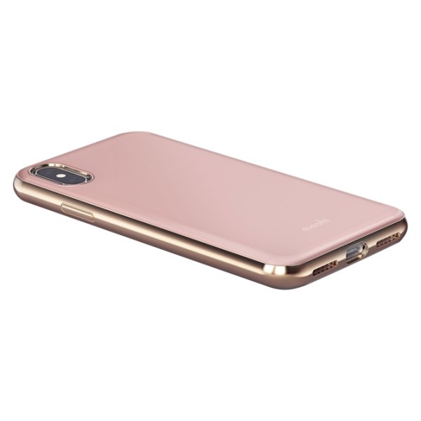 Husă pentru smartphone Apple iPhone X Moshi/ Back/ PP/ Pink photo 3 Husă pentru smartphone Apple iPhone X Moshi/ Back/ PP/ Pink photo 3