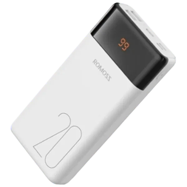 Power Bank Romoss LT20 20000 mAh/ White photo 2 Power Bank Romoss LT20 20000 mAh/ White photo 2