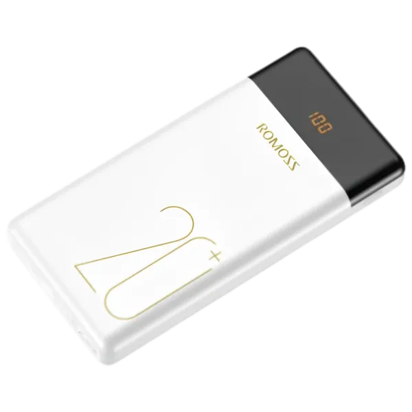 Power Bank Romoss LT20 20000 mAh/ White photo 3 Power Bank Romoss LT20 20000 mAh/ White photo 3