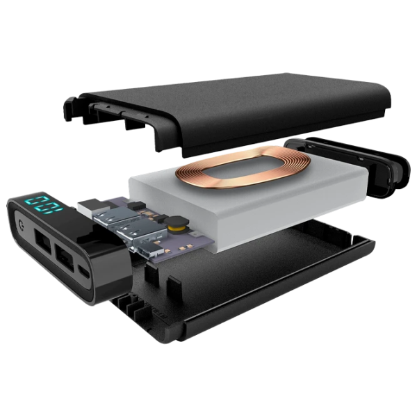 Power Bank Cellularline FreePower Manta S FREEPMANTA8WIRK 8000 мАч/ Черный photo 2 Power Bank Cellularline FreePower Manta S FREEPMANTA8WIRK 8000 мАч/ Черный photo 2