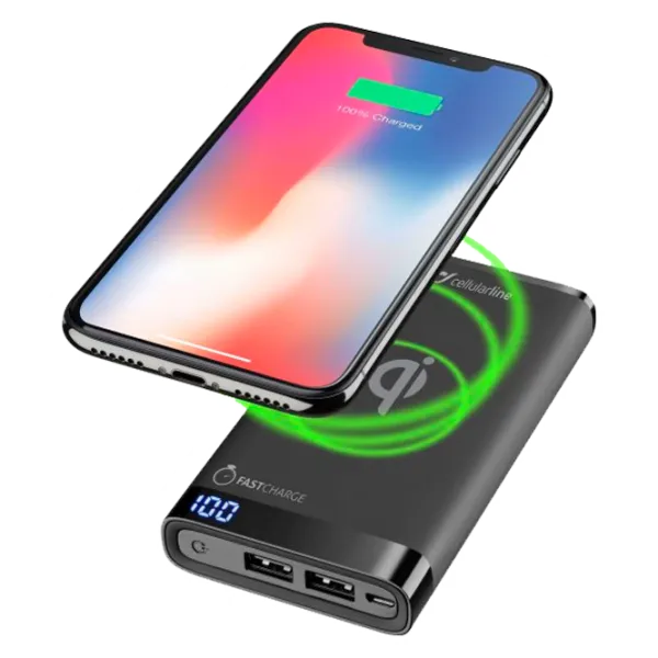 Power Bank Cellularline FreePower Manta S FREEPMANTA8WIRK 8000 мАч/ Черный photo 4 Power Bank Cellularline FreePower Manta S FREEPMANTA8WIRK 8000 мАч/ Черный photo 4