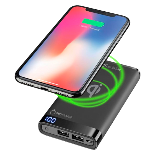 Power Bank Cellularline FreePower Manta S FREEPMANTA8WIRK 8000 мАч/ Черный photo 4 Power Bank Cellularline FreePower Manta S FREEPMANTA8WIRK 8000 мАч/ Черный photo 4