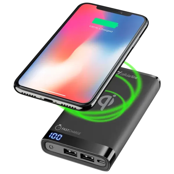 Power Bank Cellularline FreePower Manta S FREEPMANTA8WIRK 8000 мАч/ Черный photo 5 Power Bank Cellularline FreePower Manta S FREEPMANTA8WIRK 8000 мАч/ Черный photo 5