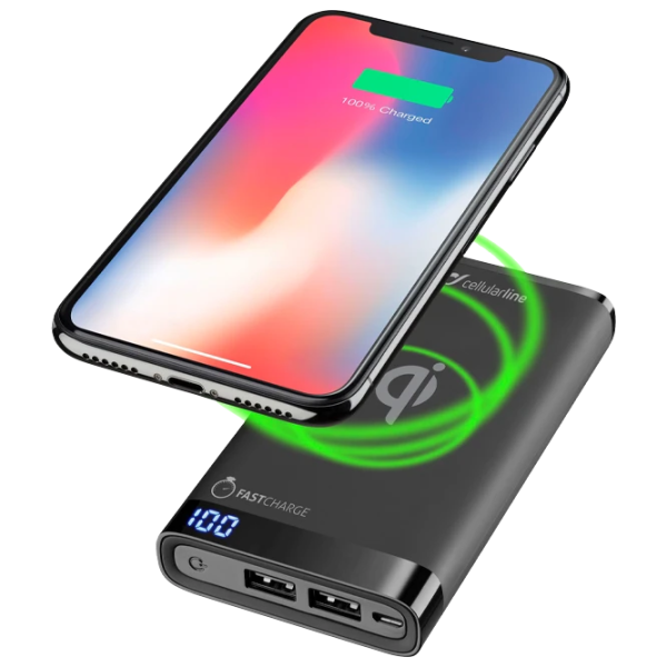 Power Bank Cellularline FreePower Manta S FREEPMANTA8WIRK 8000 мАч/ Черный photo 5 Power Bank Cellularline FreePower Manta S FREEPMANTA8WIRK 8000 мАч/ Черный photo 5