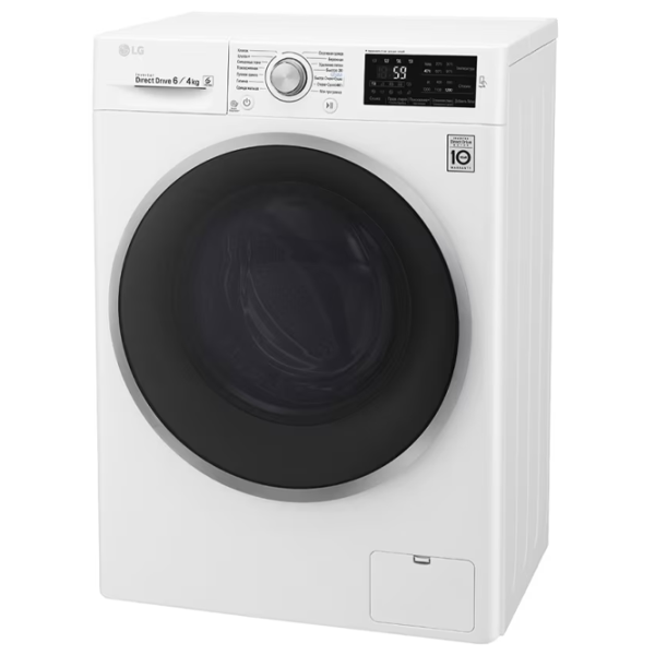 Стиральная машина с сушкой LG F2J6NM1W 6 кг / 1200 об/мин / Серебряный photo 2 Стиральная машина с сушкой LG F2J6NM1W 6 кг / 1200 об/мин / Серебряный photo 2