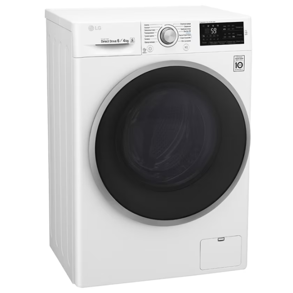 Стиральная машина с сушкой LG F2J6NM1W 6 кг / 1200 об/мин / Серебряный photo 3 Стиральная машина с сушкой LG F2J6NM1W 6 кг / 1200 об/мин / Серебряный photo 3