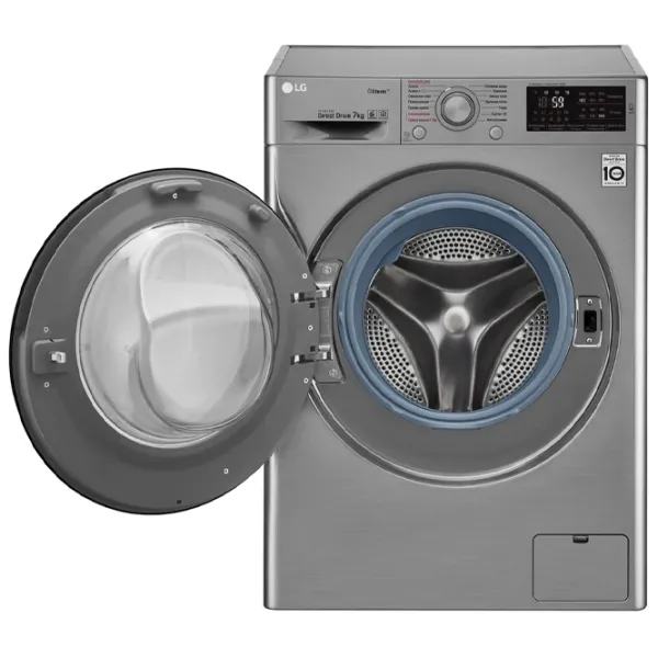Mașină de spălat LG F2M5HS6S Direct Drive/Steam/6 Motion DD/7 kg/Silver photo 7 Mașină de spălat LG F2M5HS6S Direct Drive/Steam/6 Motion DD/7 kg/Silver photo 7