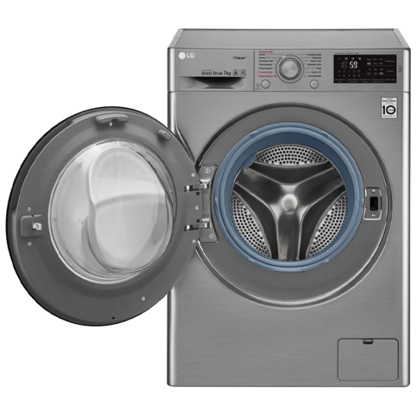 Mașină de spălat LG F2M5HS6S Direct Drive/Steam/6 Motion DD/7 kg/Silver photo 7 Mașină de spălat LG F2M5HS6S Direct Drive/Steam/6 Motion DD/7 kg/Silver photo 7