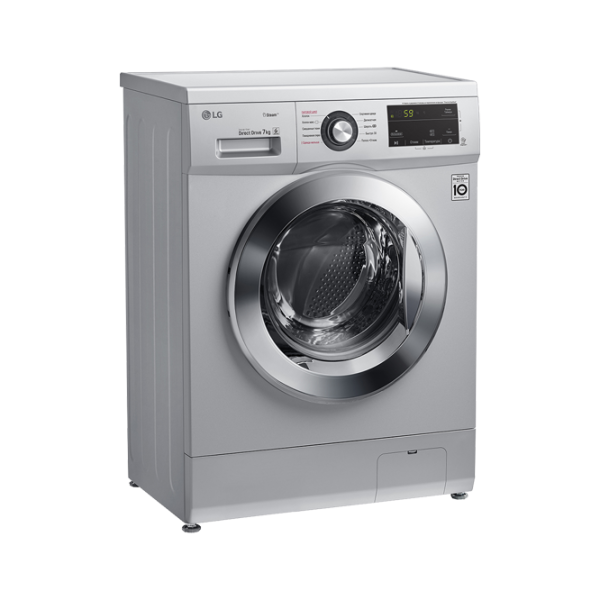 Mașină de spălat LG F2J3HS4L Full size/ 7 kg/ Silver photo 2