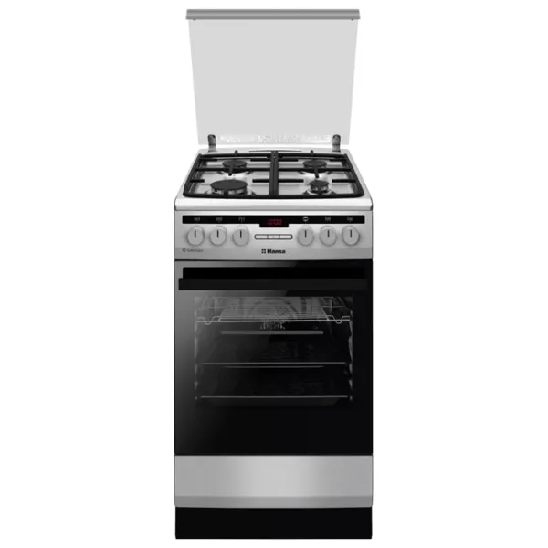 Aragaz Hansa FCMXS582977 Pe gaz/ Inox/ Black photo 2