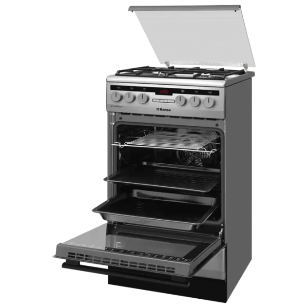 Aragaz Hansa FCMXS582977 Pe gaz/ Inox/ Black photo 3