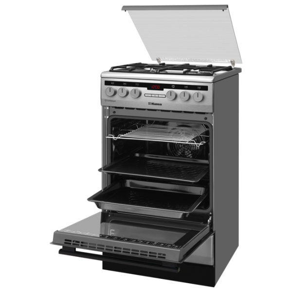 Aragaz Hansa FCMXS582977 Pe gaz/ Inox/ Black photo 3