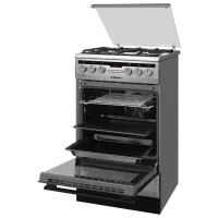 Aragaz Hansa FCMXS582977 Pe gaz/ Inox/ Black photo 3