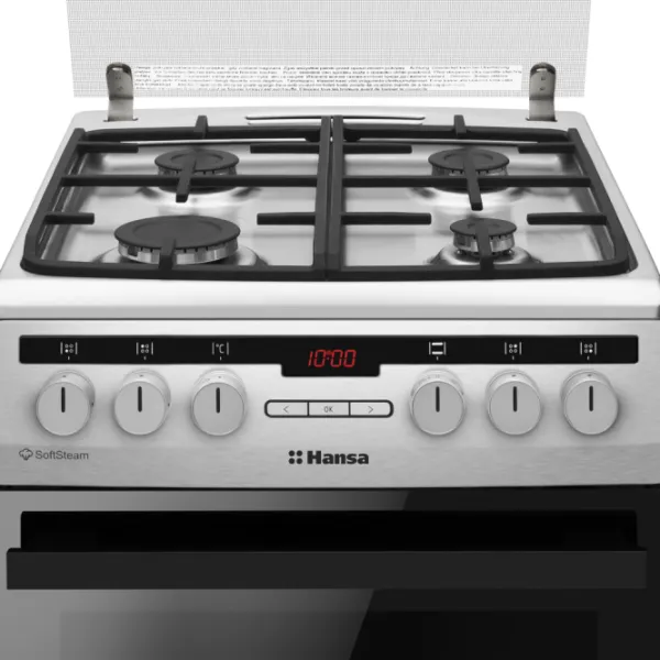 Aragaz Hansa FCMXS582977 Pe gaz/ Inox/ Black photo 6