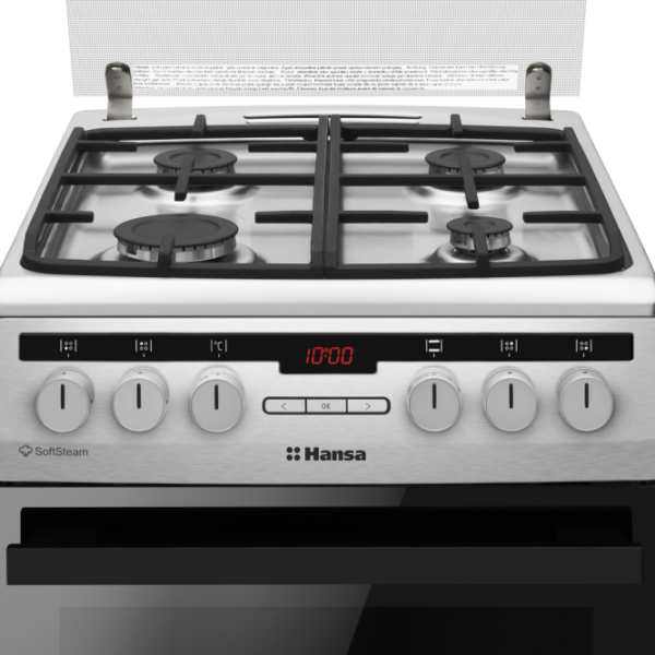 Aragaz Hansa FCMXS582977 Pe gaz/ Inox/ Black photo 6