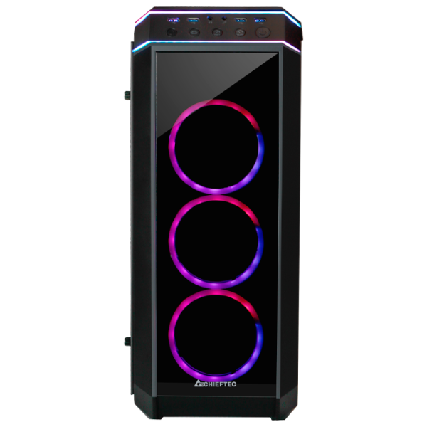 Корпус Chieftec STALLION II GP-02B-OP Mid Tower / Черный photo 2