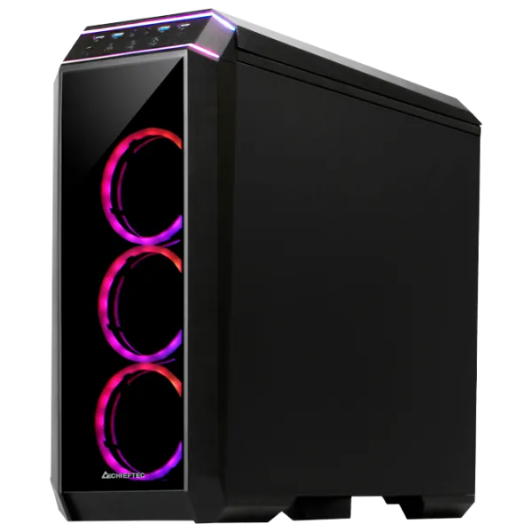 Корпус Chieftec STALLION II GP-02B-OP Mid Tower / Черный photo 3