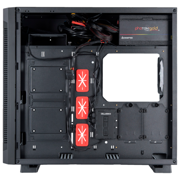 Корпус Chieftec Chieftronic G1 GR-01B-OP Mid Tower / Черный photo 5