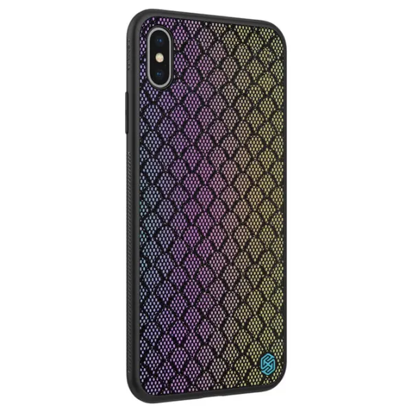 Husă pentru smartphone Apple iPhone XS Nillkin/ Back/ TPU/ PC/ Black Rainbow photo 3