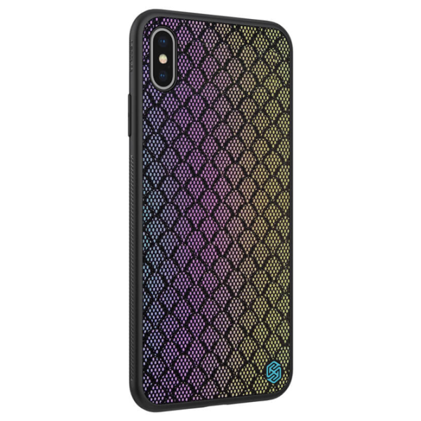 Husă pentru smartphone Apple iPhone XS Nillkin/ Back/ TPU/ PC/ Black Rainbow photo 3