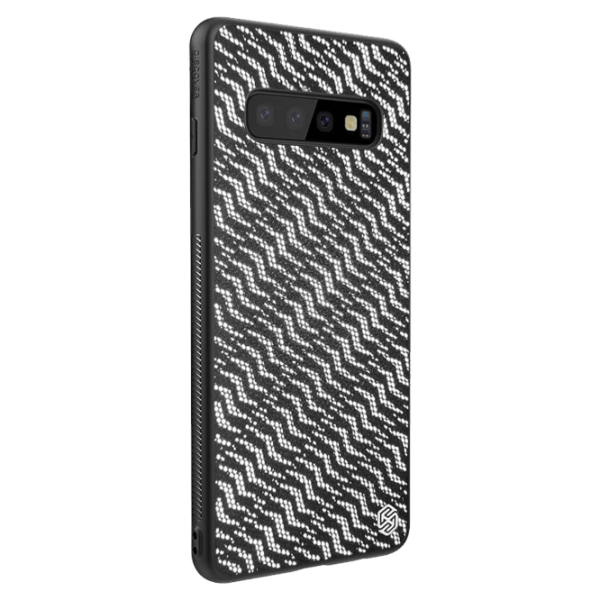 Husă pentru smartphone Samsung Galaxy S10 Nillkin/ Back/ TPU/ PC/ Black Silver photo 3