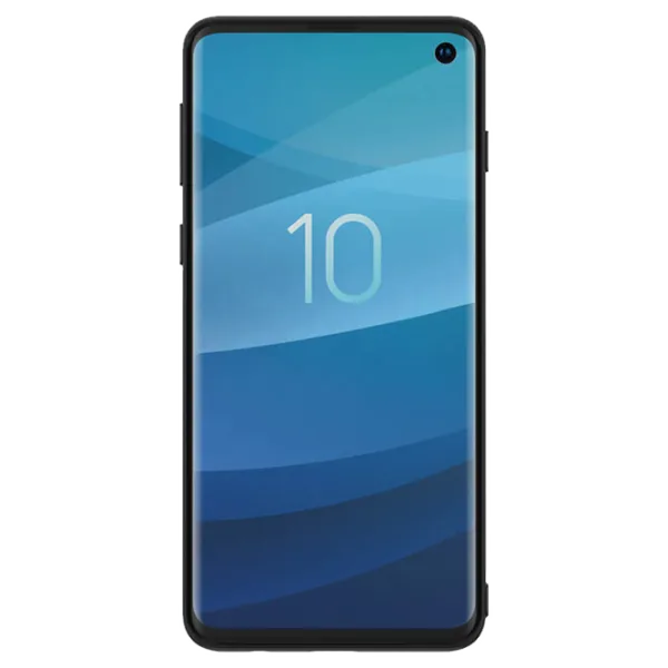 Husă pentru smartphone Samsung Galaxy S10 Nillkin/ Back/ TPU/ PC/ Black Silver photo 4