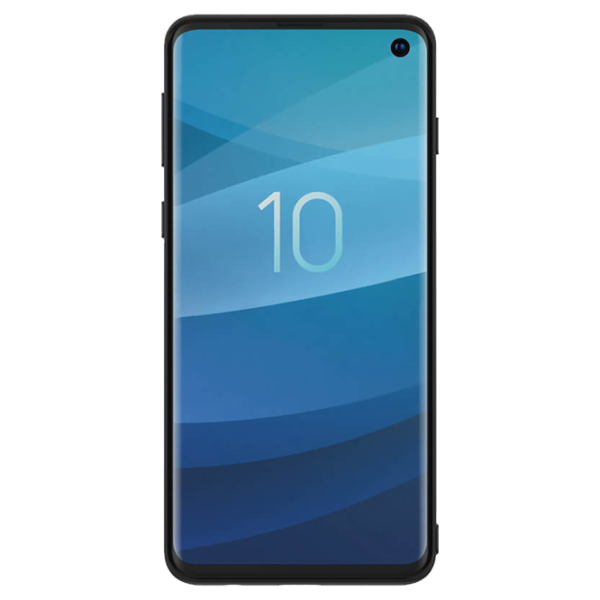 Husă pentru smartphone Samsung Galaxy S10 Nillkin/ Back/ TPU/ PC/ Black Silver photo 4