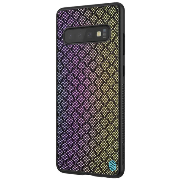 Чехол для смартфона Samsung Galaxy S10 Nillkin/ Back/ TPU/ PC/ Черный Радуга photo 3