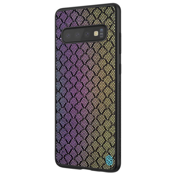 Husă pentru smartphone Samsung Galaxy S10+ Nillkin/ Back/ TPU/ PC/ Black Rainbow photo 2