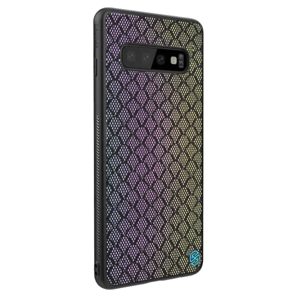 Husă pentru smartphone Samsung Galaxy S10+ Nillkin/ Back/ TPU/ PC/ Black Rainbow photo 3