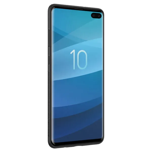 Husă pentru smartphone Samsung Galaxy S10+ Nillkin/ Back/ TPU/ PC/ Black Rainbow photo 5