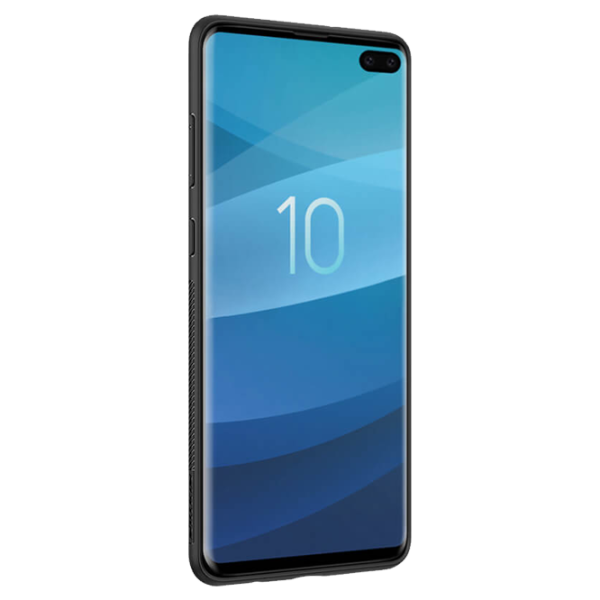 Husă pentru smartphone Samsung Galaxy S10+ Nillkin/ Back/ TPU/ PC/ Black Rainbow photo 5