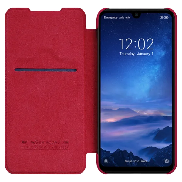 Husă pentru smartphone Xiaomi Redmi 7 Nillkin/ Flip Cover/ Piele/ Red photo 3 Husă pentru smartphone Xiaomi Redmi 7 Nillkin/ Flip Cover/ Piele/ Red photo 3