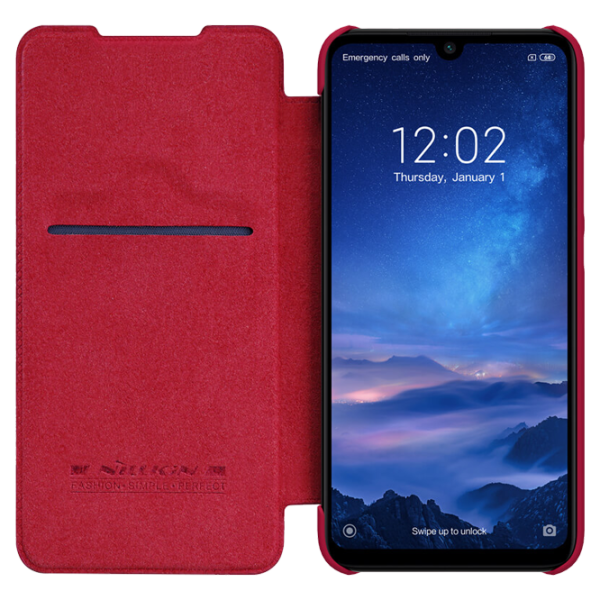 Husă pentru smartphone Xiaomi Redmi 7 Nillkin/ Flip Cover/ Piele/ Red photo 3 Husă pentru smartphone Xiaomi Redmi 7 Nillkin/ Flip Cover/ Piele/ Red photo 3