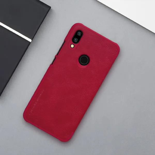 Husă pentru smartphone Xiaomi Redmi 7 Nillkin/ Flip Cover/ Piele/ Red photo 4 Husă pentru smartphone Xiaomi Redmi 7 Nillkin/ Flip Cover/ Piele/ Red photo 4