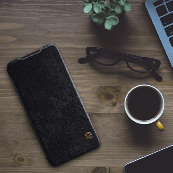 Husă pentru smartphone Xiaomi Redmi 7 Nillkin/ Flip Cover/ Piele/ Black photo 4 Husă pentru smartphone Xiaomi Redmi 7 Nillkin/ Flip Cover/ Piele/ Black photo 4