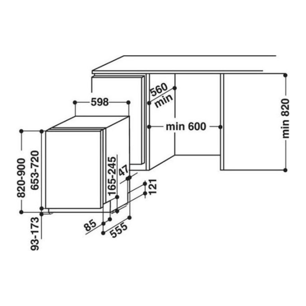 Посудомоечная машина Hotpoint-Ariston HIO 3T123 WFT Полногабаритная/ Серебристый photo 4