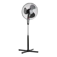 Ventilator HAUSBERG HB-5100 55 W / Axial / Black photo 2