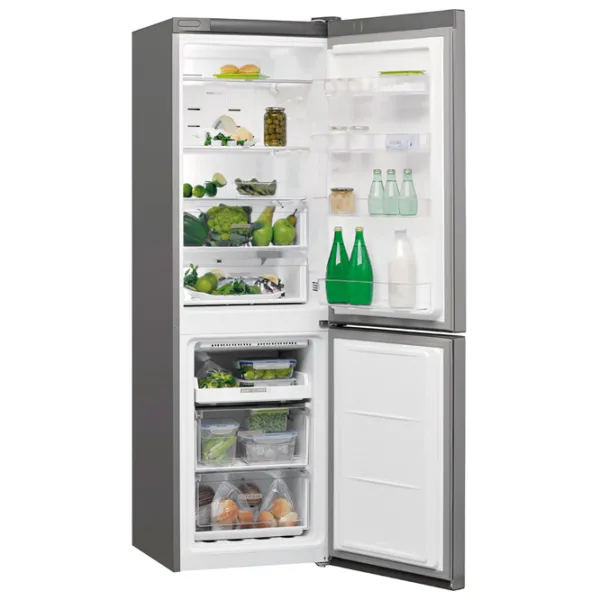 Frigider Whirlpool W7 811O OX cu congelator jos 338 l / 189 cm / Silver photo 4