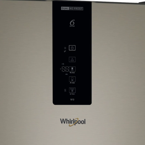 Frigider Whirlpool W9 931D B H cu congelator jos 348 l / 201.1 cm / Bronze photo 4
