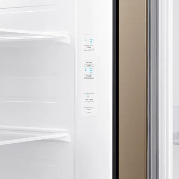 Холодильник Samsung RS61R5001F8/UA Side by Side 647 л / 178 cm / Золото photo 6