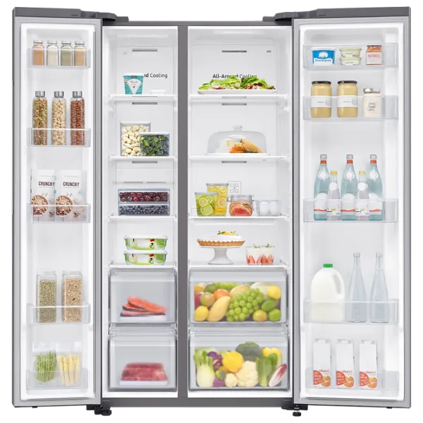 Frigider Samsung RS61R5001M9/UA Side by Side 647 l / 178 cm / Inox photo 5