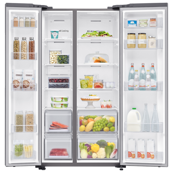 Frigider Samsung RS61R5001M9/UA Side by Side 647 l / 178 cm / Inox photo 5