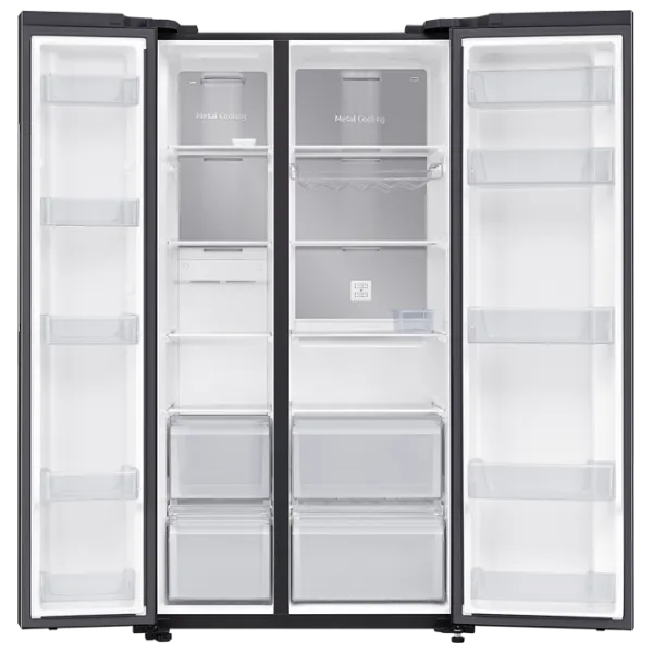 Frigider Samsung RS61R5041B4/UA Side by Side 647 l / 178 cm / Black photo 4