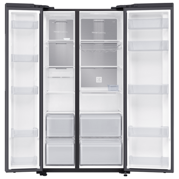 Frigider Samsung RS61R5041B4/UA Side by Side 647 l / 178 cm / Black photo 4