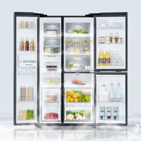 Frigider Samsung RS63R5591SL/UA Side by Side 630 l / 178 cm / Inox photo 11