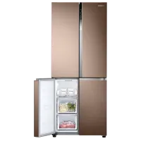 Frigider Samsung RF50K5960DP/UA cu congelator jos 486 l / 192 cm / Bronze photo 5