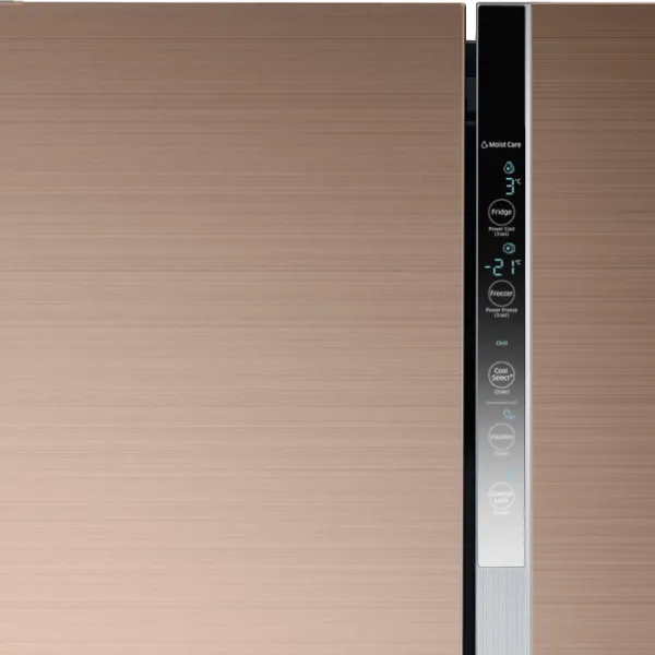 Frigider Samsung RF50K5960DP/UA cu congelator jos 486 l / 192 cm / Bronze photo 10
