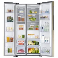 Frigider Samsung RS62K6267FG/UA Side by Side 638 l / 182.5 cm / Gold photo 4